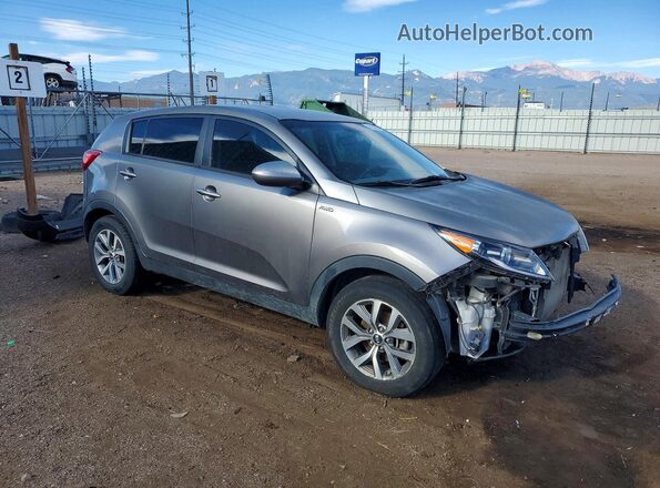 KNDPBCAC4G7840691 2016 KIA SPORTAGE Серый Передняя правая четверть