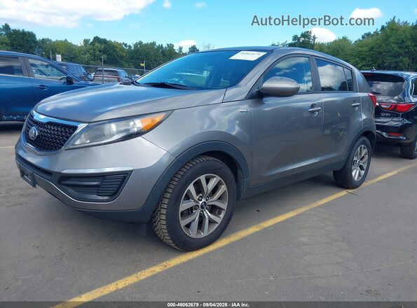 KNDPBCACXG7811650 2016 KIA SPORTAGE Gray Vista tres cuartos delantera izquierda