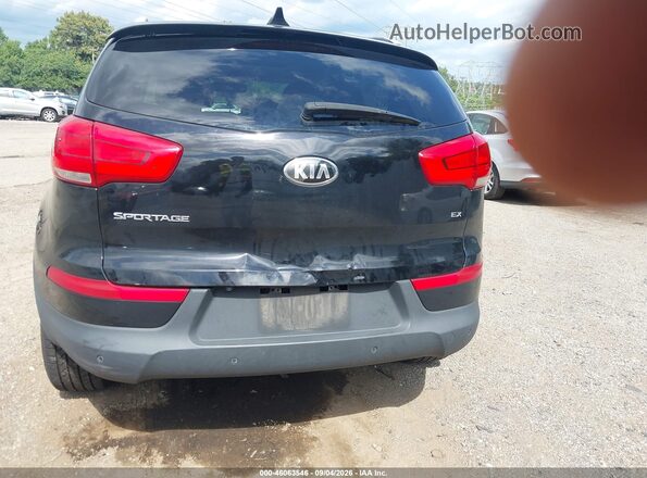 KNDPCCAC9G7828811 2016 KIA SPORTAGE Black Widok z przodu