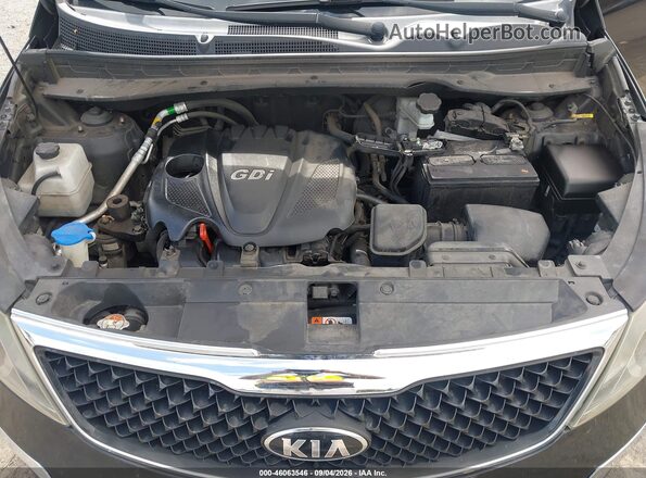 KNDPCCAC9G7828811 2016 KIA SPORTAGE Black Widok z tyłu