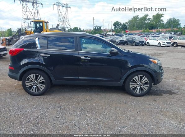 KNDPCCAC9G7828811 2016 KIA SPORTAGE Black Widok wnętrza z tyłu