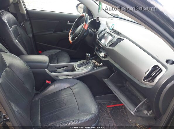 KNDPCCAC9G7828811 2016 KIA SPORTAGE Black Widok wnętrza z przodu
