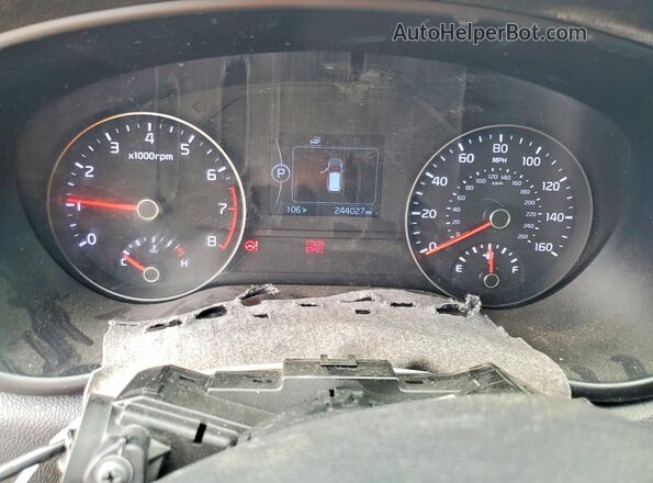 KNDPM3AC0H7116167 2017 KIA SPORTAGE Blue Widok zestawu wskaźników