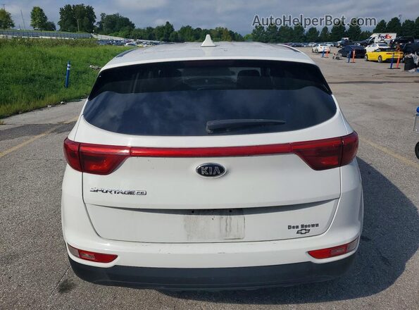 KNDPM3AC1K7585016 2019 KIA SPORTAGE White Widok z tyłu
