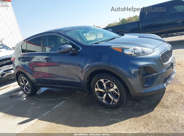 KNDPM3AC1L7662873 2020 KIA SPORTAGE Blue Widok wnętrza z tyłu