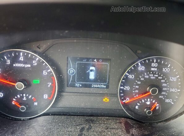 KNDPM3AC3H7106104 2017 KIA SPORTAGE Серебряный Вид щитка приборов