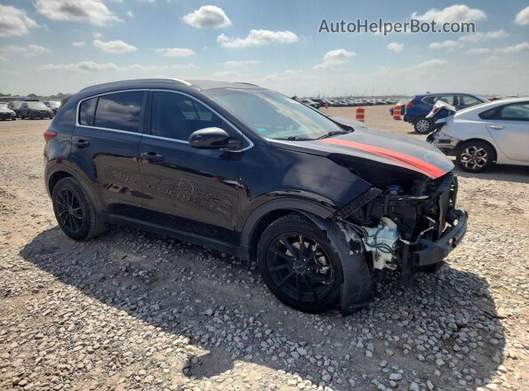 KNDPM3AC4H7069516 2017 KIA SPORTAGE Black Delantero derecho