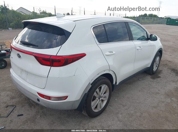 KNDPM3AC4J7385262 2018 KIA SPORTAGE Белый Задняя правая четверть