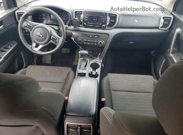 KNDPM3AC4J7455679 2018 KIA SPORTAGE White Առջևի վահանակի տեսք