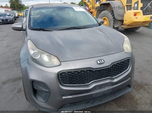 KNDPM3AC6H7088486 2017 KIA SPORTAGE Gray Դիմացի տեսք