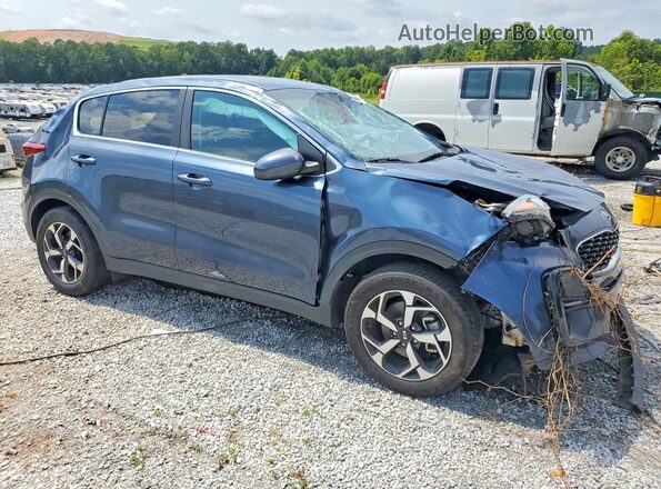 KNDPM3AC6N7027022 2022 KIA SPORTAGE Blue Przód prawy