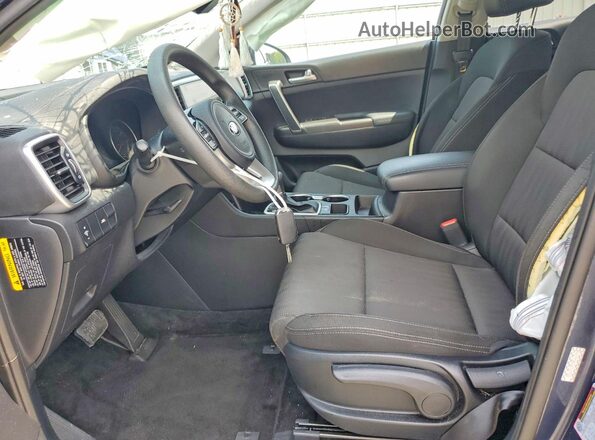 KNDPM3AC6N7027022 2022 KIA SPORTAGE Blue Widok wnętrza z przodu