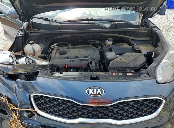 KNDPM3AC6N7027022 2022 KIA SPORTAGE Blue Widok komory silnika