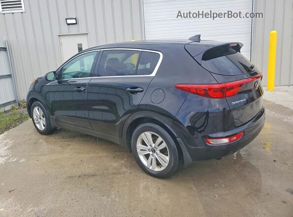 KNDPM3AC7J7316145 2018 KIA SPORTAGE Black Trasero izquierdo