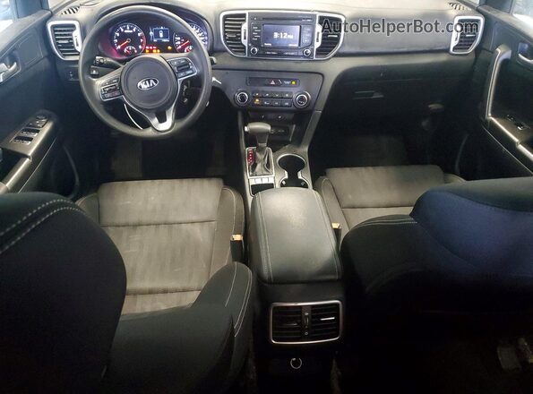 KNDPM3AC7J7316145 2018 KIA SPORTAGE Black Vista del salpicadero