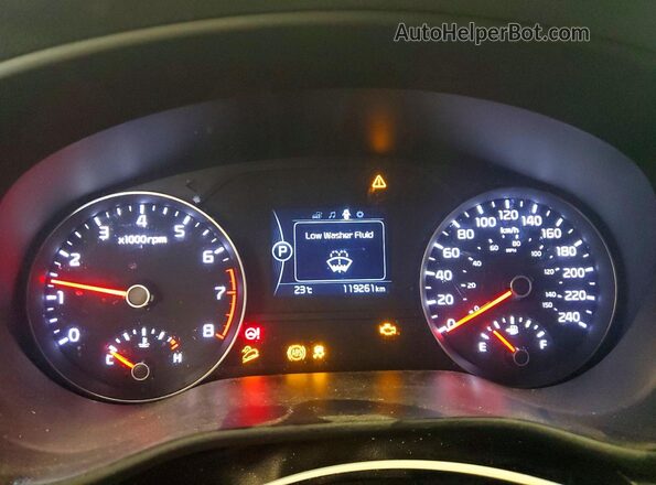 KNDPM3AC7J7316145 2018 KIA SPORTAGE Black Vista del cuadro de instrumentos