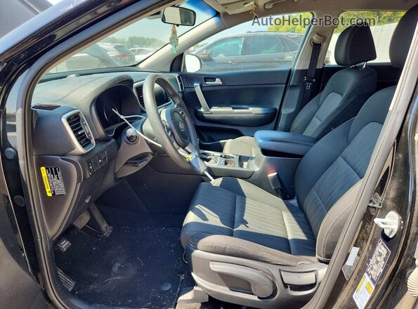 KNDPM3AC7L7667785 2020 KIA SPORTAGE Black წინა სალონის ხედი