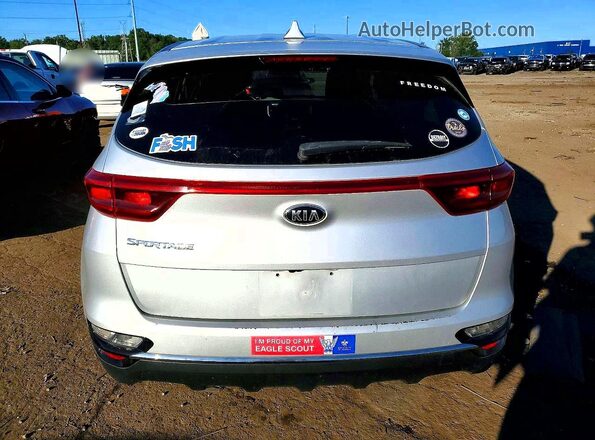 KNDPM3AC7L7835134 2020 KIA SPORTAGE Silver Rear view