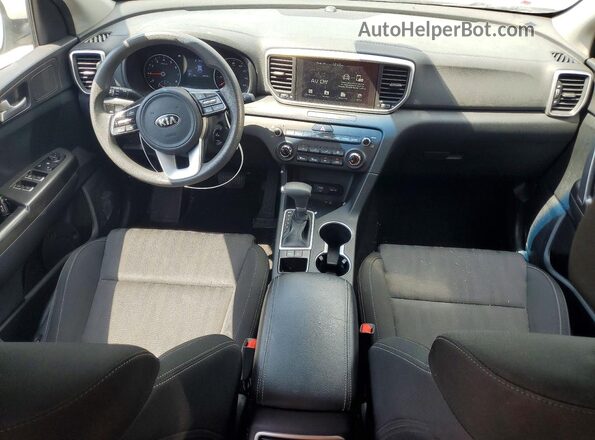 KNDPM3AC7N7999602 2022 KIA SPORTAGE White Widok deski rozdzielczej