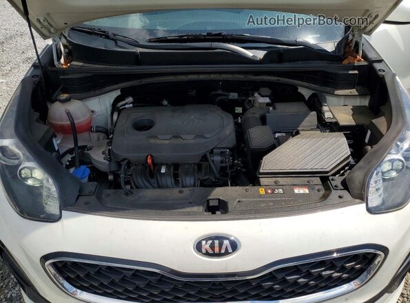 KNDPM3AC7N7999602 2022 KIA SPORTAGE White Widok komory silnika