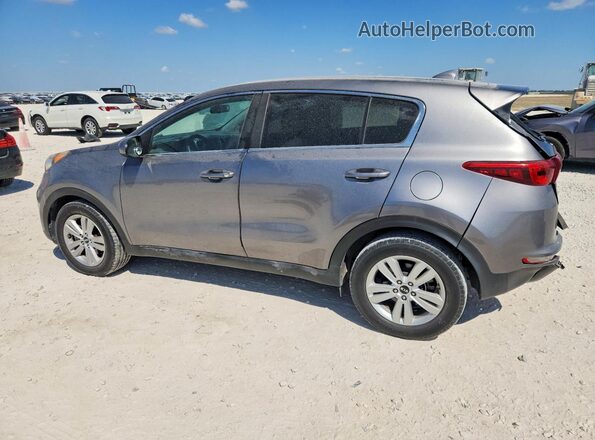 KNDPM3AC8J7365502 2018 KIA SPORTAGE Серебряный Задняя левая четверть