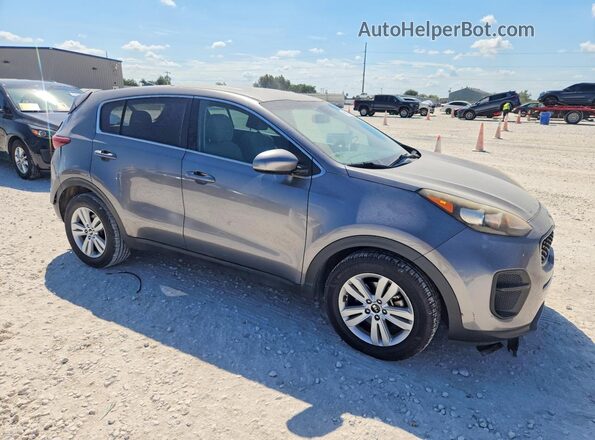 KNDPM3AC8J7365502 2018 KIA SPORTAGE Серебряный Передняя правая четверть