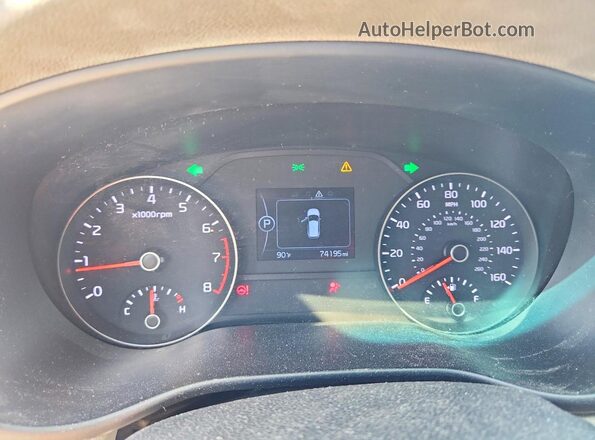 KNDPM3AC8J7365502 2018 KIA SPORTAGE Серебряный Вид щитка приборов