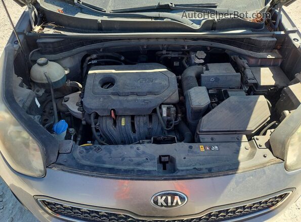 KNDPM3AC8J7365502 2018 KIA SPORTAGE Серебряный Вид подкапотного пространства