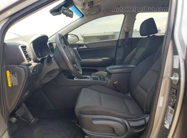 KNDPM3AC8L7701300 2020 KIA SPORTAGE Gray Widok wnętrza z przodu