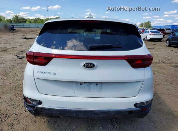 KNDPM3ACXL7628964 2020 KIA SPORTAGE White Вид ззаду
