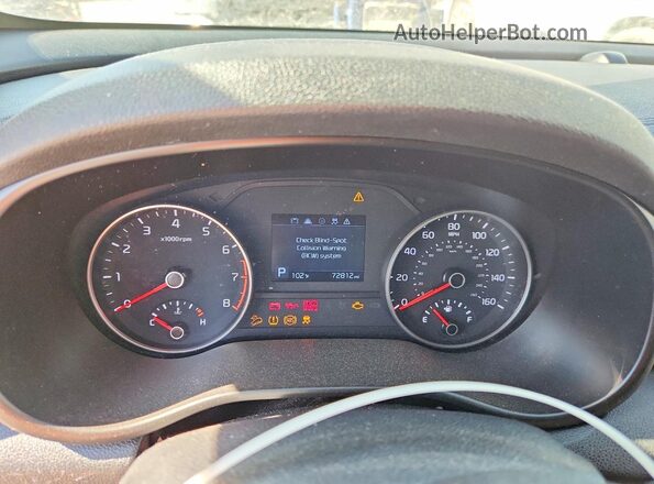 KNDPM3ACXL7717210 2020 KIA SPORTAGE Black Вид щитка приладів