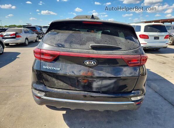KNDPM3ACXL7717210 2020 KIA SPORTAGE Black Вид ззаду