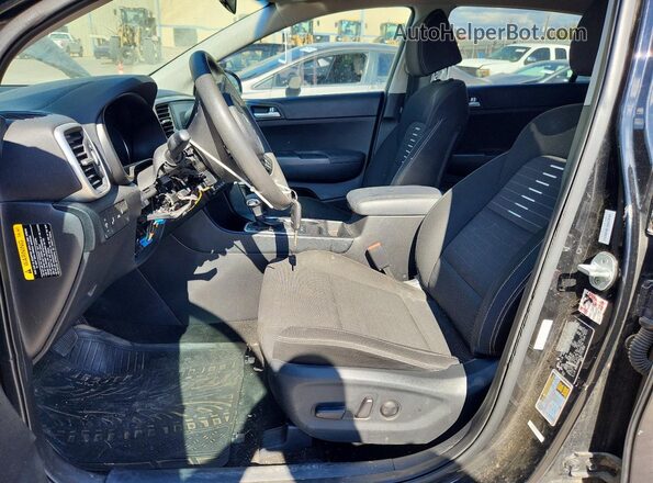 KNDPM3ACXL7717210 2020 KIA SPORTAGE Black Вид салону спереду