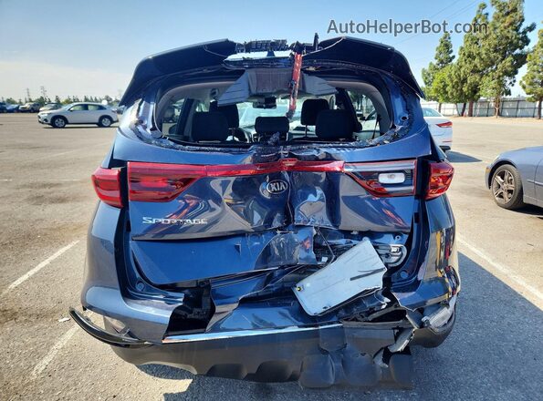 KNDPM3ACXM7918395 2021 KIA SPORTAGELX Blue Rear view
