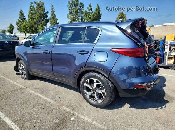 KNDPM3ACXM7918395 2021 KIA SPORTAGELX Blue Rear left