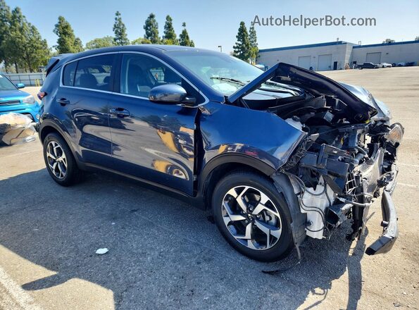 KNDPM3ACXM7918395 2021 KIA SPORTAGELX Blue Front right