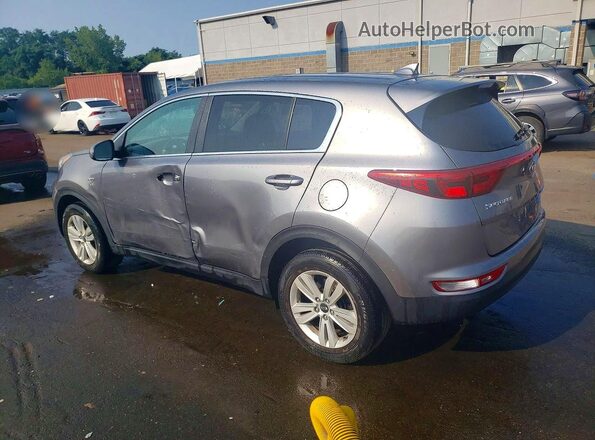 KNDPMCAC0J7400839 2018 KIA SPORTAGE Silver Tył lewy
