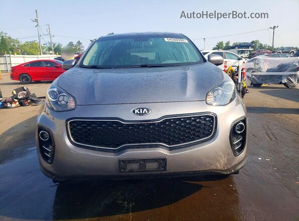 KNDPMCAC0J7400839 2018 KIA SPORTAGE Silver Widok z przodu
