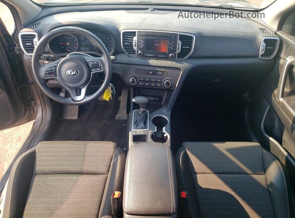 KNDPMCAC0J7400839 2018 KIA SPORTAGE Silver Widok deski rozdzielczej