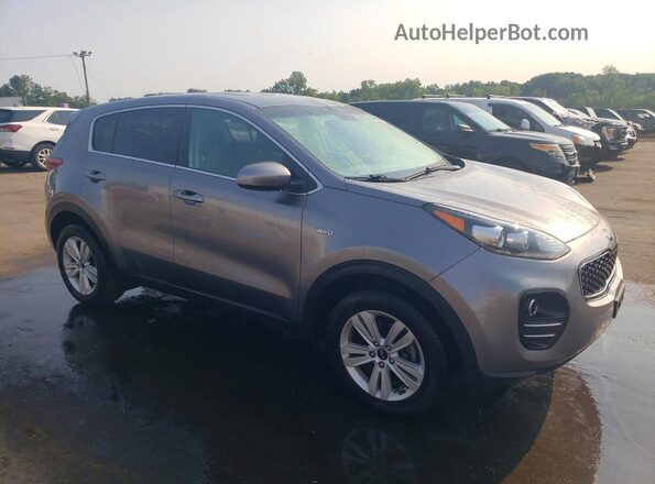 KNDPMCAC0J7400839 2018 KIA SPORTAGE Silver Przód prawy