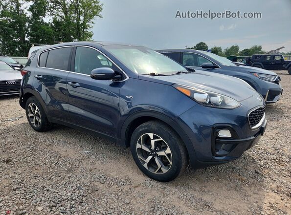 KNDPMCAC0L7766576 2020 KIA SPORTAGE Blue Przód prawy