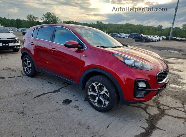 KNDPMCAC0L7803674 2020 KIA SPORTAGE Red Передня права чверть