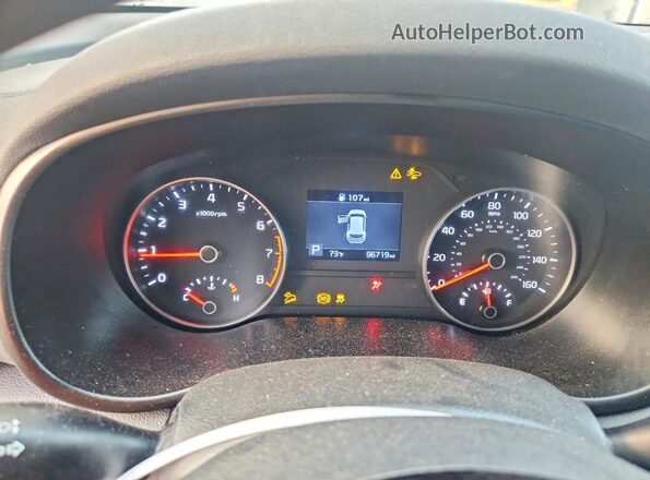 KNDPMCAC0L7803674 2020 KIA SPORTAGE Red Вид щитка приладів
