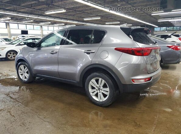 KNDPMCAC1H7047103 2017 KIA SPORTAGE Серебряный Задняя левая четверть