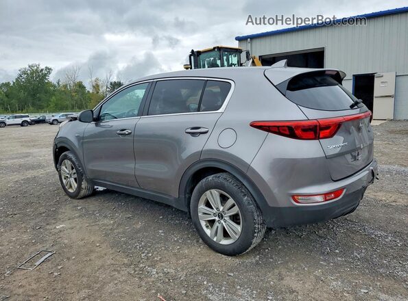 KNDPMCAC1J7419352 2018 KIA SPORTAGE Gray Trasero izquierdo