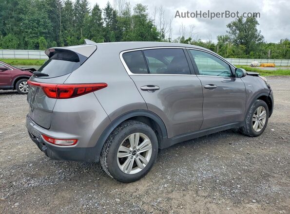 KNDPMCAC1J7419352 2018 KIA SPORTAGE Gray Trasero derecho