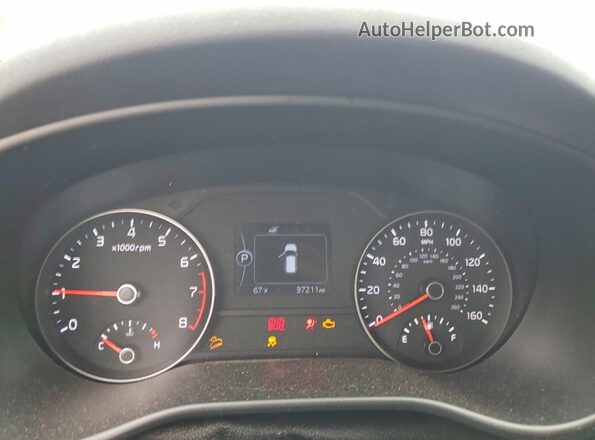 KNDPMCAC1J7419352 2018 KIA SPORTAGE Gray Vista del cuadro de instrumentos
