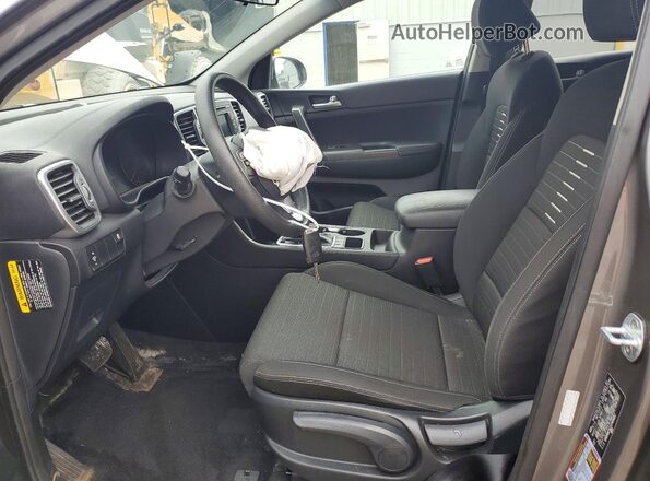 KNDPMCAC1J7419352 2018 KIA SPORTAGE Gray Vista interior delantera