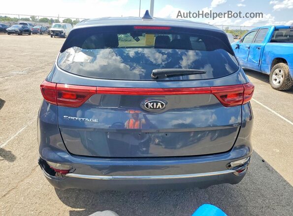 KNDPMCAC1L7709156 2020 KIA SPORTAGE Blue Вид ззаду
