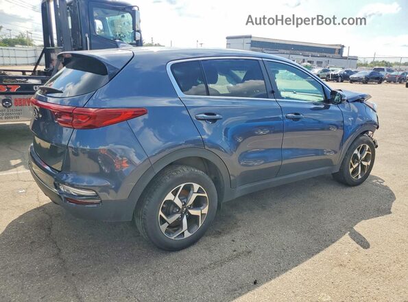 KNDPMCAC1L7709156 2020 KIA SPORTAGE Blue Задня права чверть